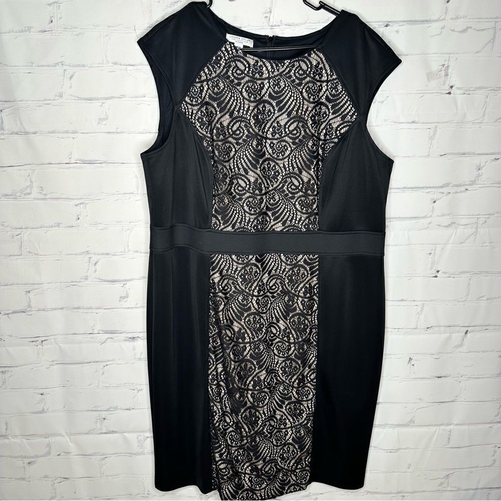 London Style Collection size 18 W black dress